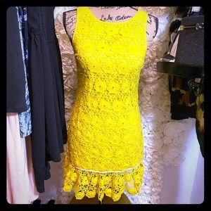 Juicy Couture daisy guipure NWOT dress